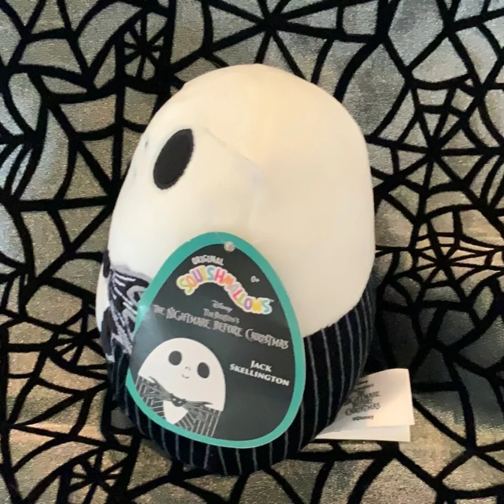 Squishmallows Disney Jack Skellington The Nightmare Before Christmas Plush NWT - Picture 3 of 13